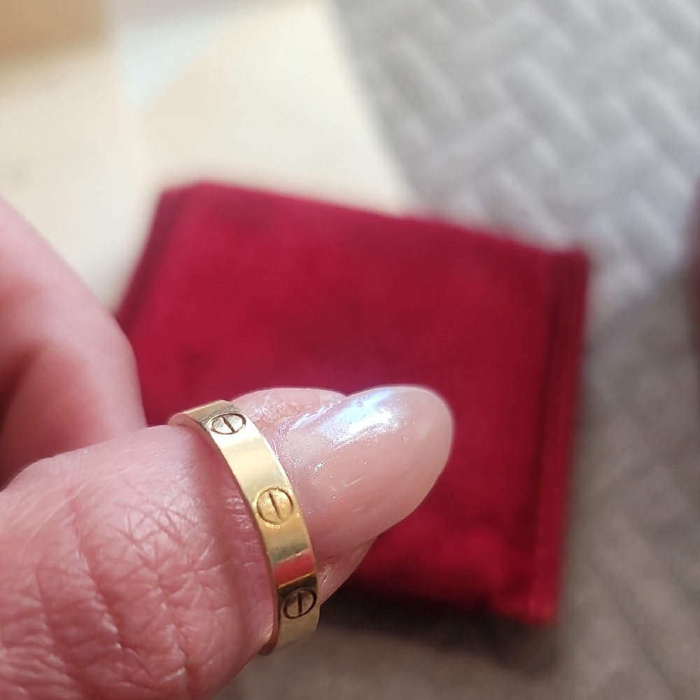 Cartier Gold Love Ring Small Model - Picture 7 of 8